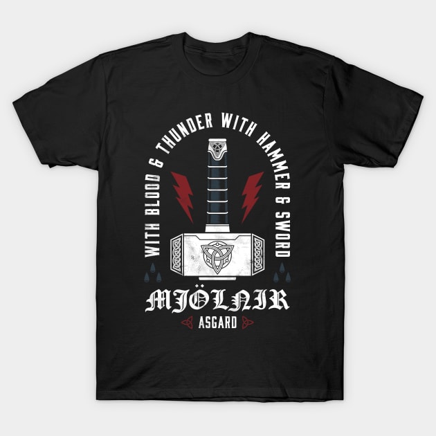 God of Thunder - Norse Mythology - Thor T-Shirt by Nemons